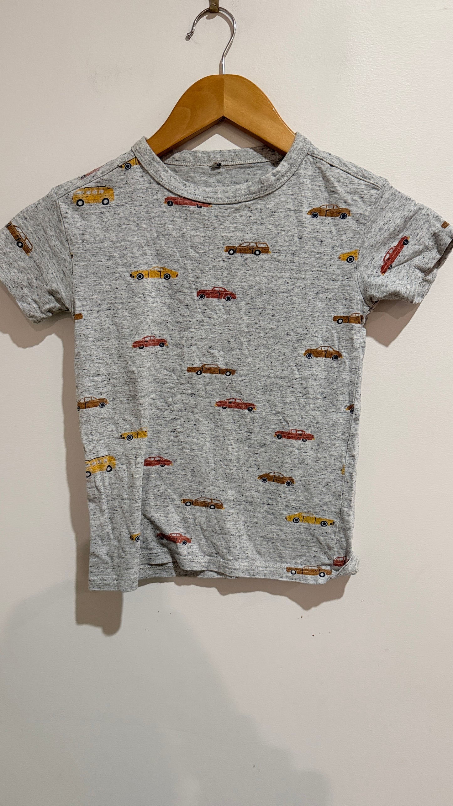 Anko Boys Size 6 Vintage Car Print Tee