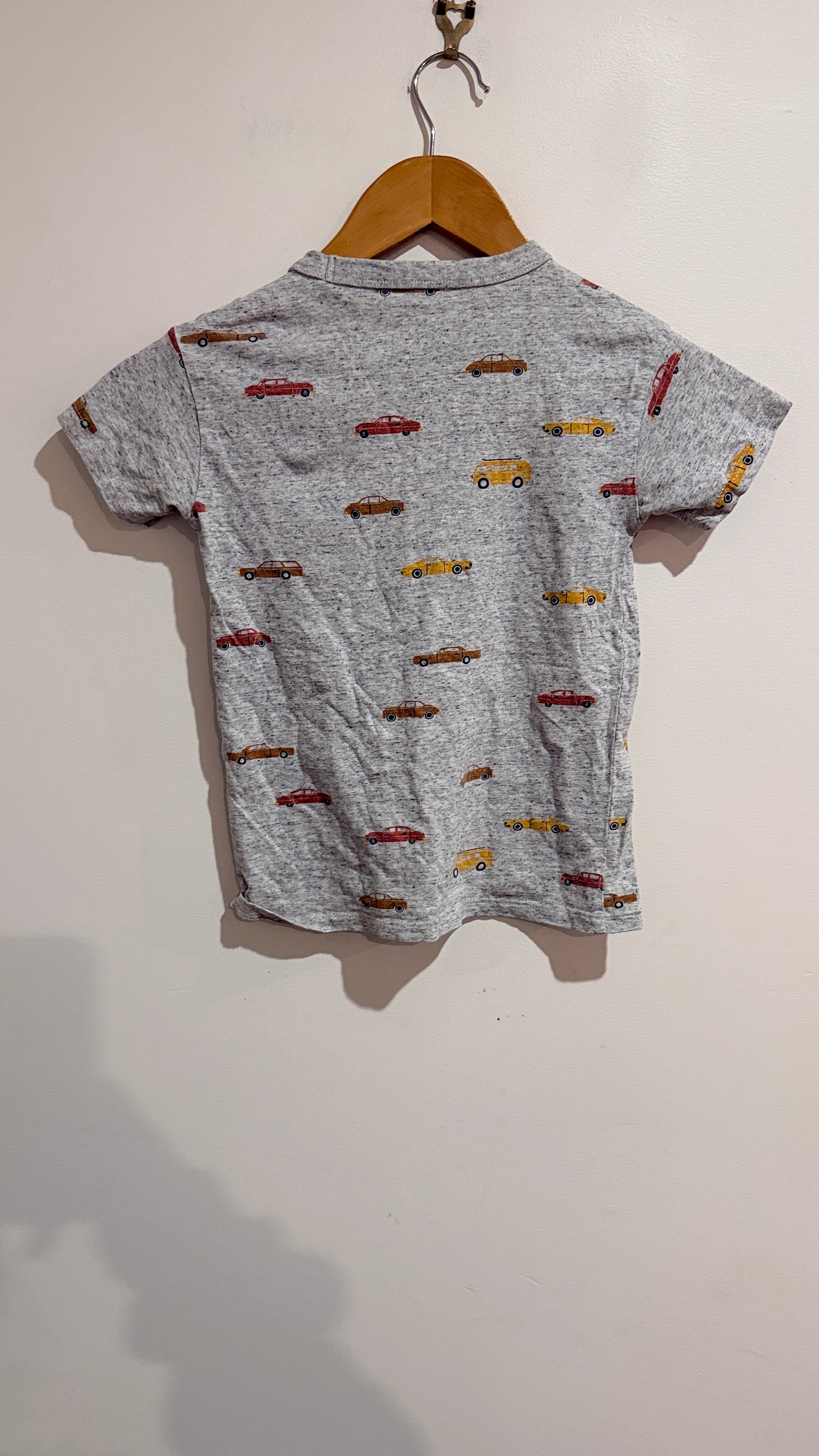 Anko Boys Size 6 Vintage Car Print Tee