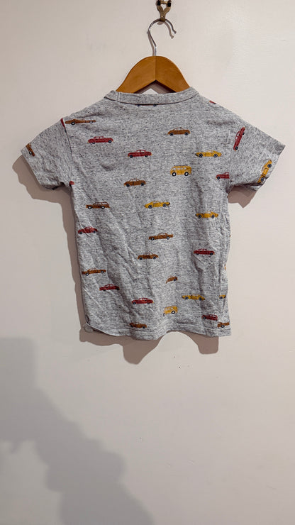Anko Boys Size 6 Vintage Car Print Tee
