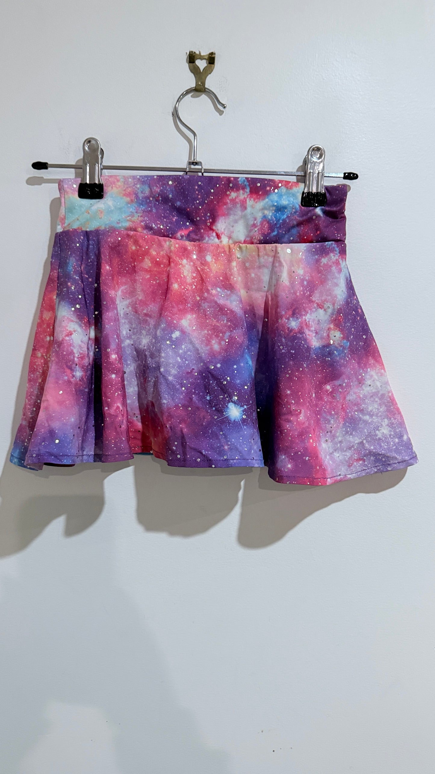 Anko Active Kids Size 8 Galaxy Print Skater Skirt