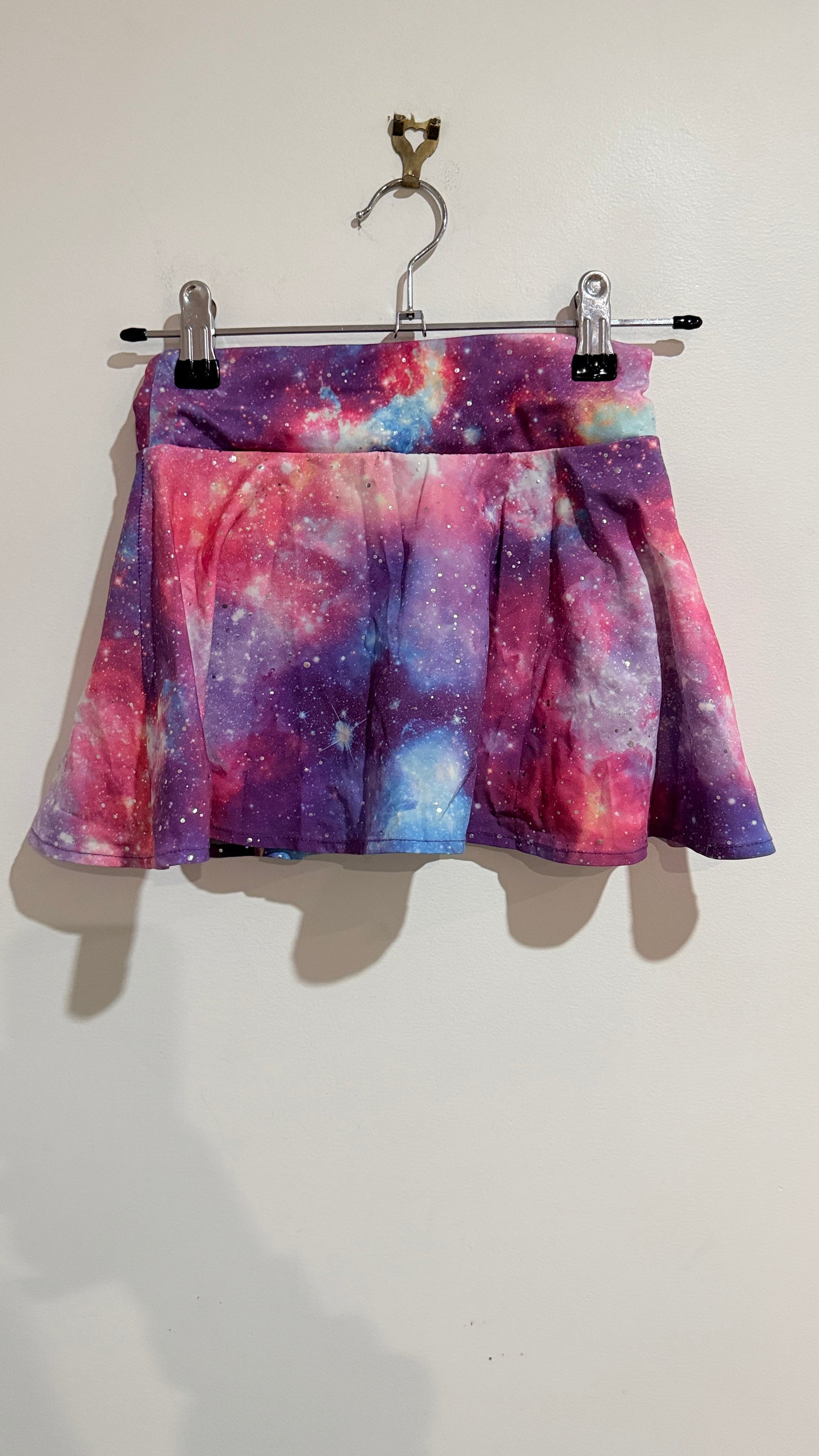 Anko Active Kids Size 8 Galaxy Print Skater Skirt