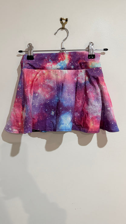 Anko Active Kids Size 8 Galaxy Print Skater Skirt