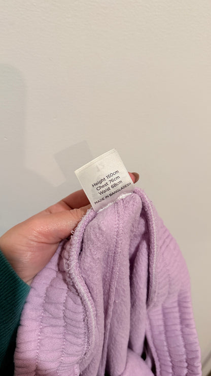 YO Size 12 Lilac Fleece Jogger Sweatpants