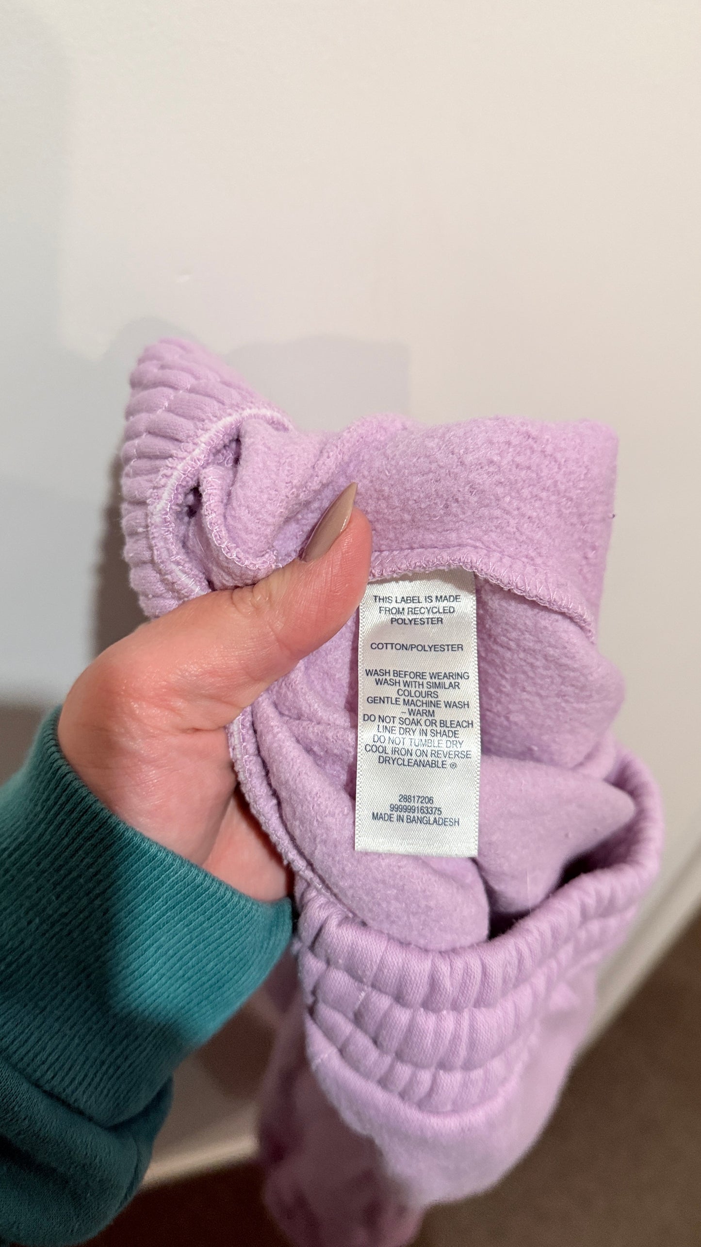 YO Size 12 Lilac Fleece Jogger Sweatpants
