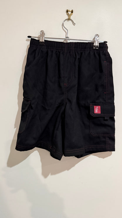 NZ Uniforms Black Cargo Shorts