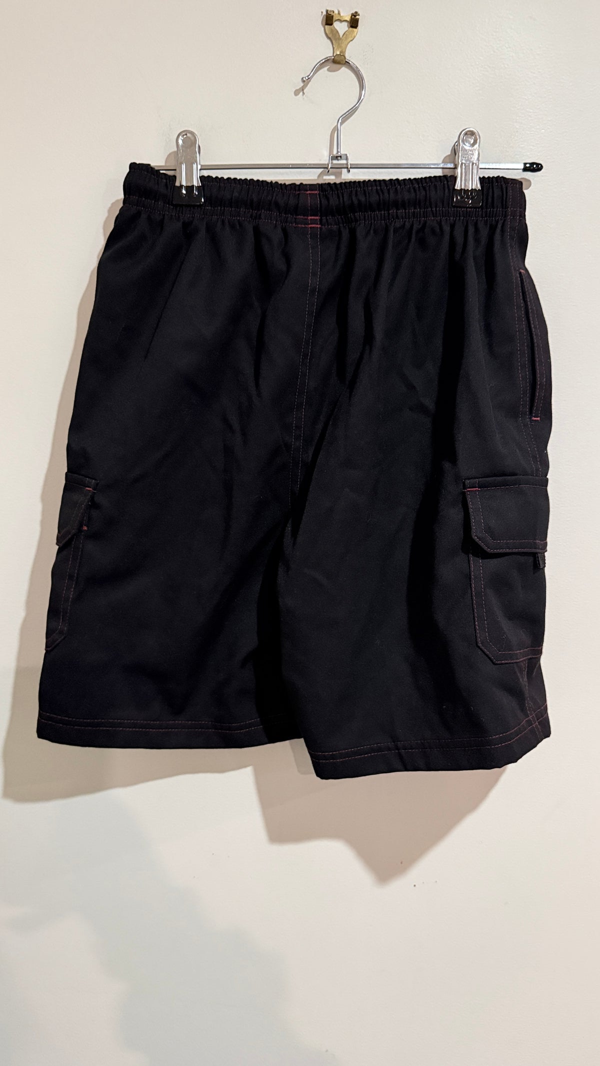 NZ Uniforms Black Cargo Shorts
