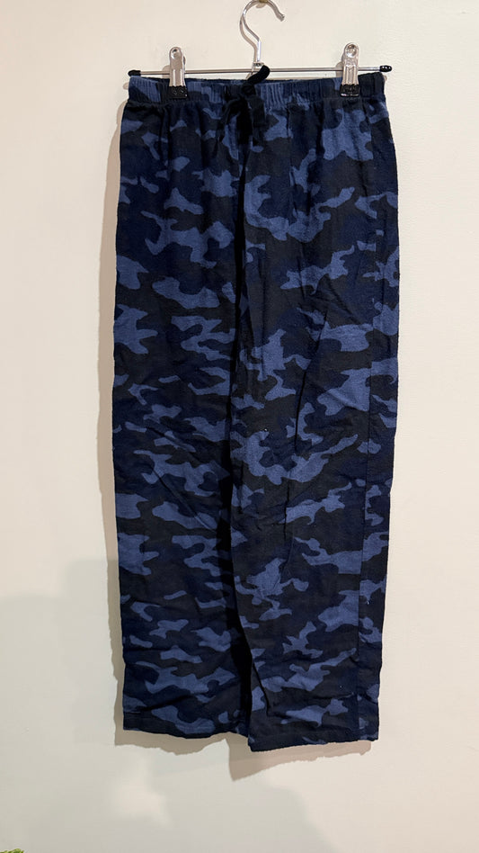 H&H Kids Size 09-10 Camo Print Fleece Pajama Pants