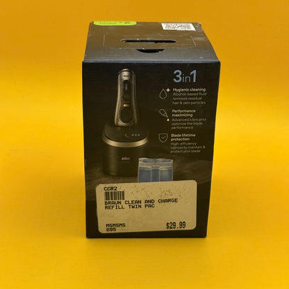 Braun 3-in-1 ShaverCare Cleaning Cartridges Lemon Fresh 2 Pack