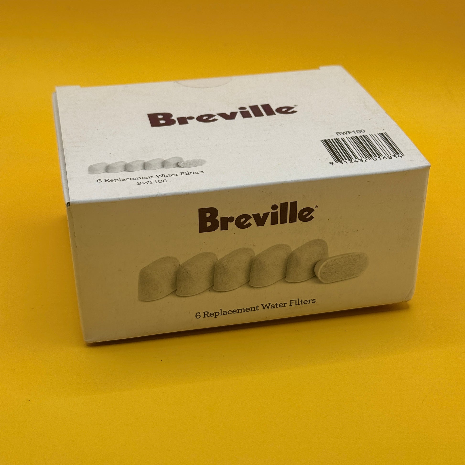 Breville BWF100 Replacement Water Filters 6 Pack