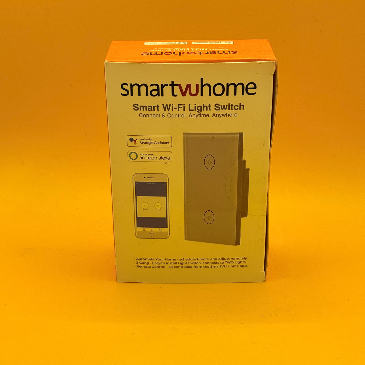 SmartVU Home 2-Gang Smart Wi-Fi Light Switch
