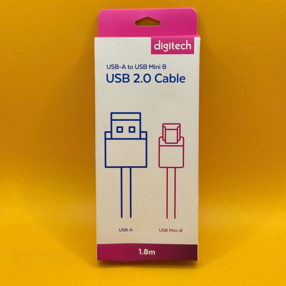 Digitech USB-A to Mini-B USB 2.0 Cable 1.8m