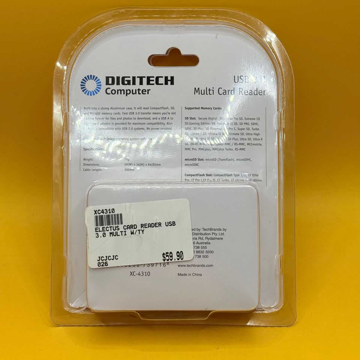 Digitech XC4310 USB 3.0 Multi Card Reader