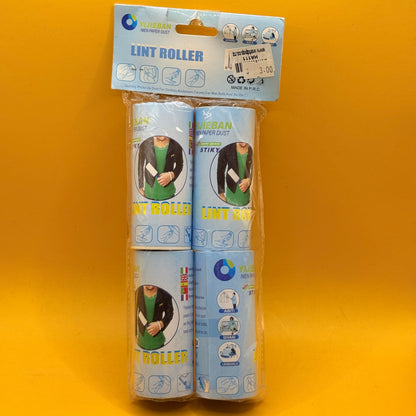 Yueban Adhesive Lint Roller Refills 4 Pack 10cm