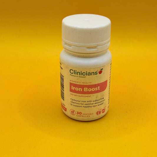 Clinicians Women's Health Iron Boost 30 Vegetable Capsules