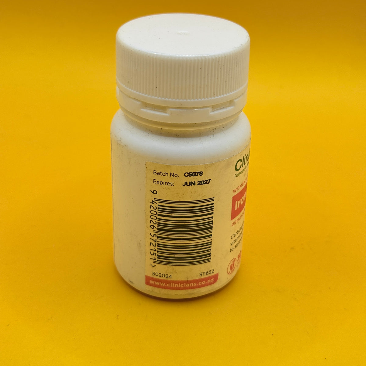 Clinicians Women's Health Iron Boost 30 Vegetable Capsules