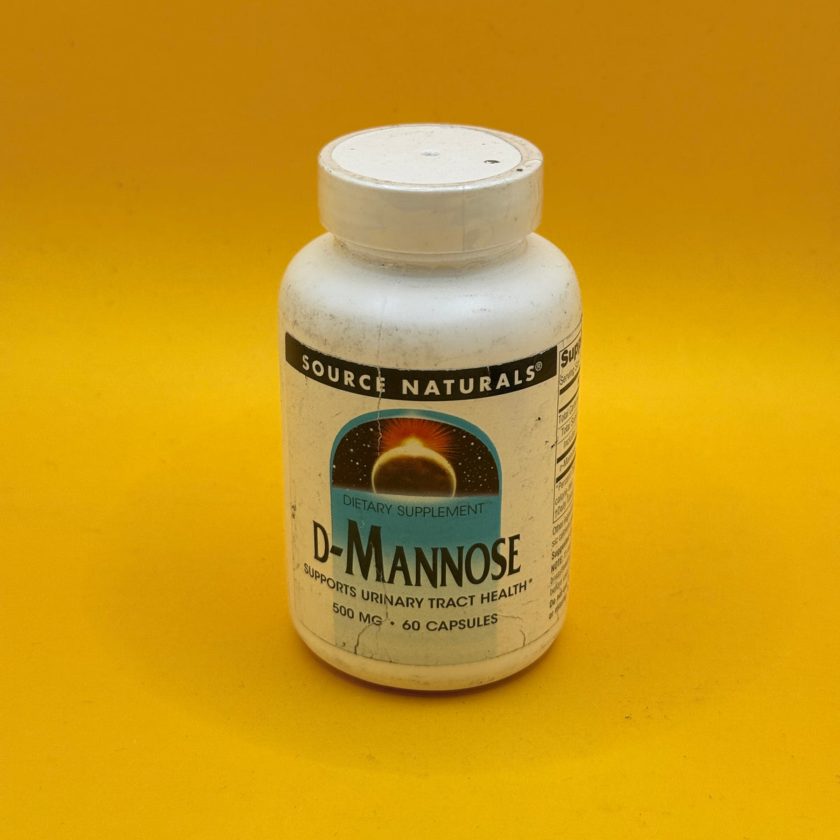 Source Naturals D-Mannose 500mg 60 Capsules