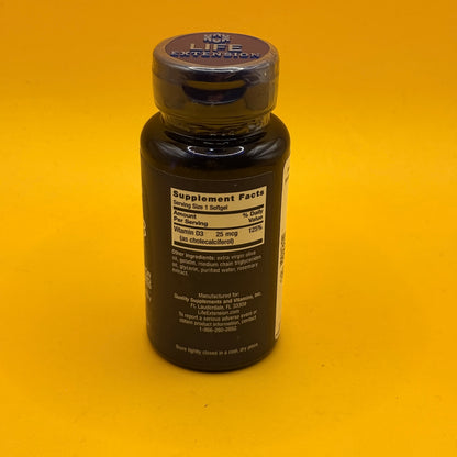 Life Extension Vitamin D3 1000 IU 250 Softgels
