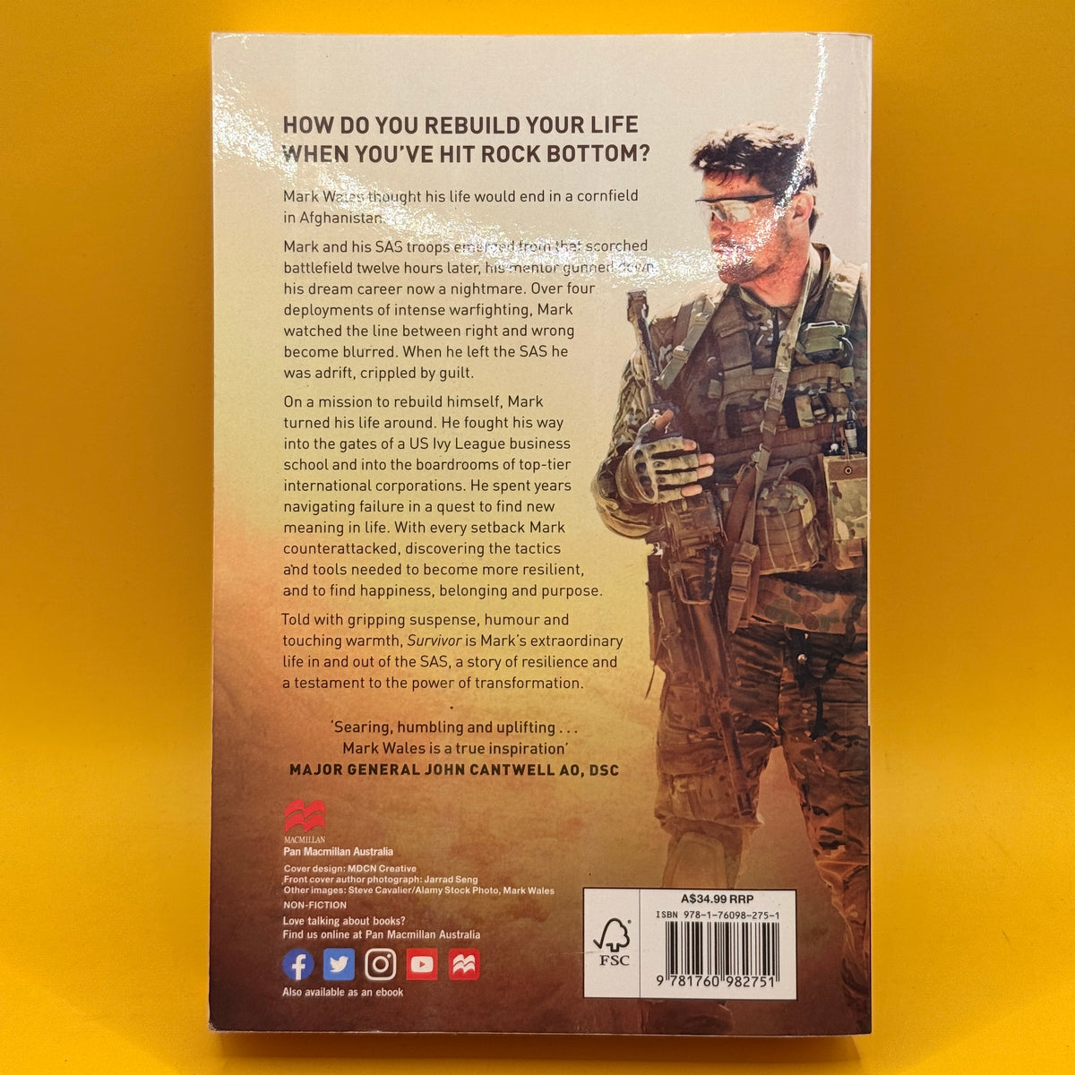 Survivor: Life in the SAS by Mark Wales