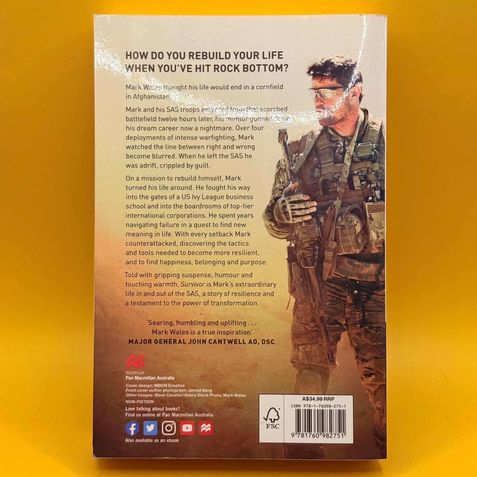 Survivor: Life in the SAS by Mark Wales