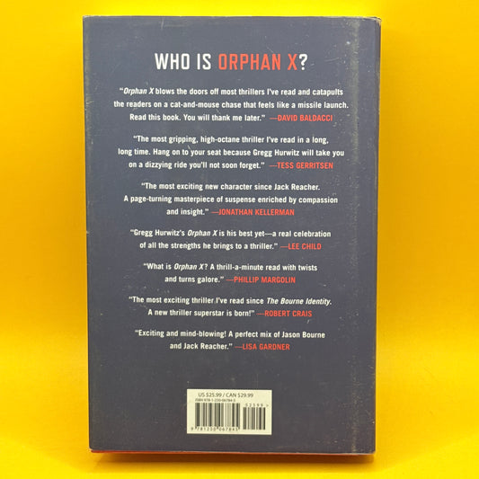 Orphan X by Gregg Hurwitz