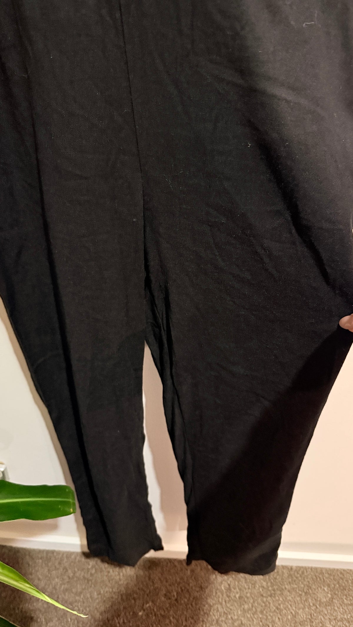 Max Black Sleeveless Jumpsuit Size 10