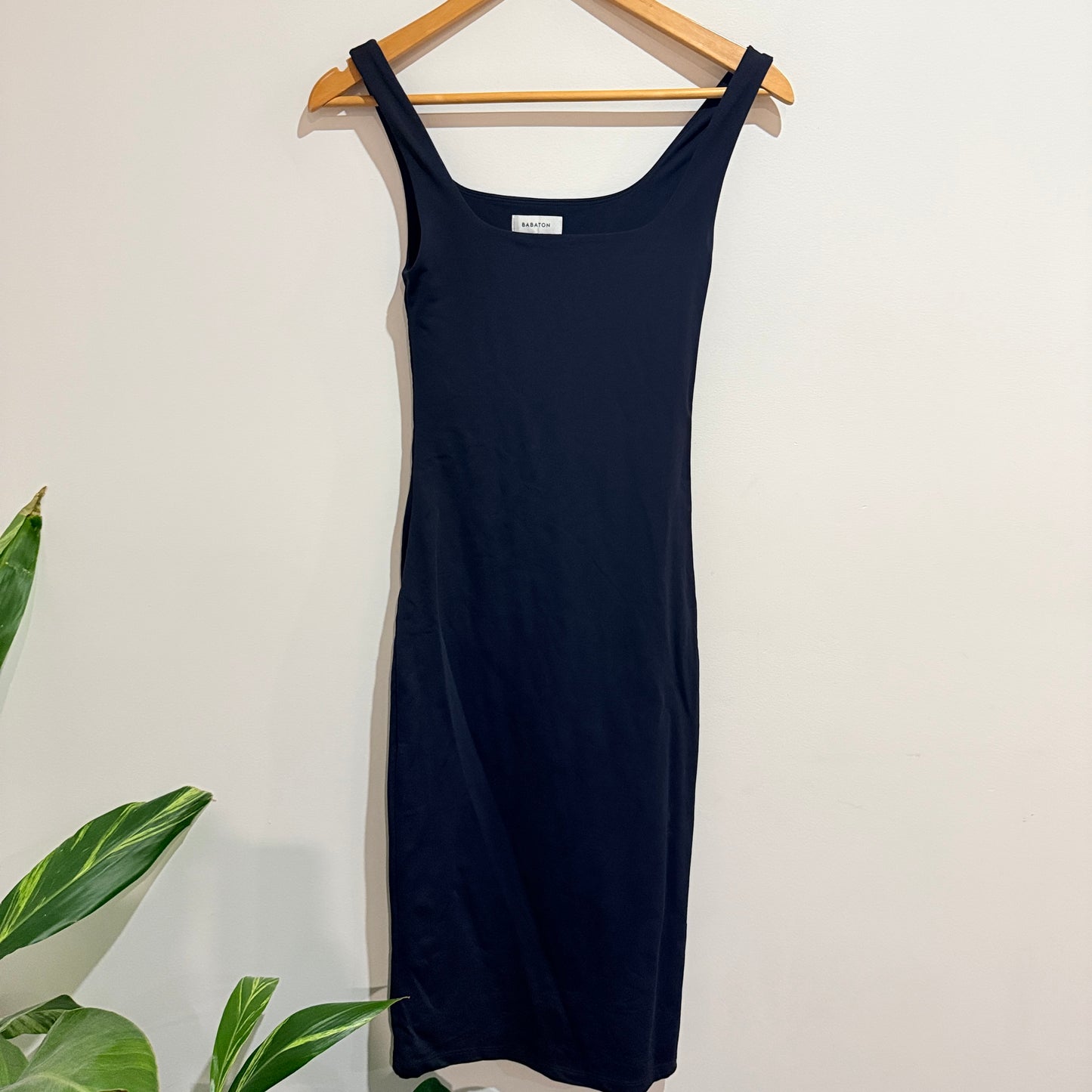 Babaton Ribbed Sleeveless Midi Dress Size XS