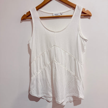Jeanswest White Sleeveless Tank Top Size XS