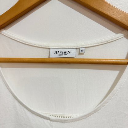 Jeanswest White Sleeveless Tank Top Size XS