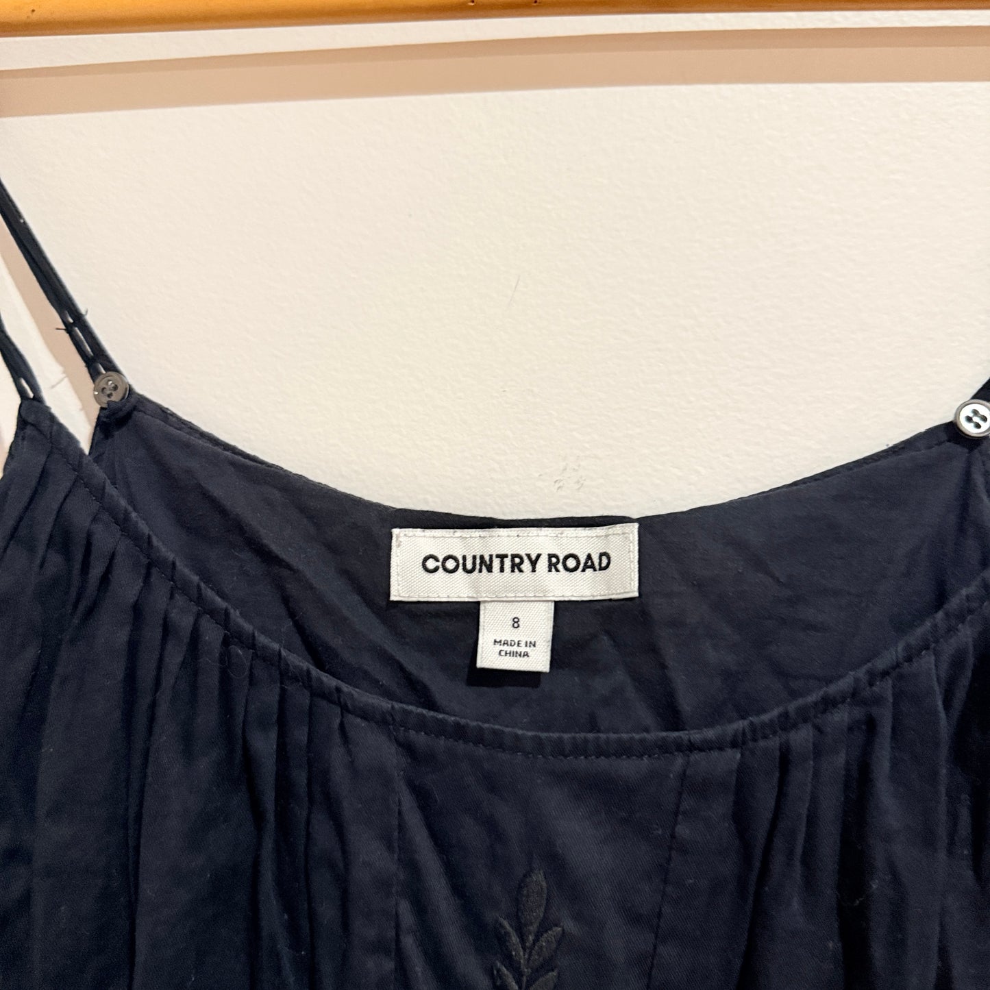 Country Road Navy Tiered Cami Dress Size S