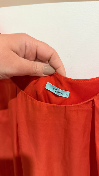 Kookai Red Sleeveless Top Size 40