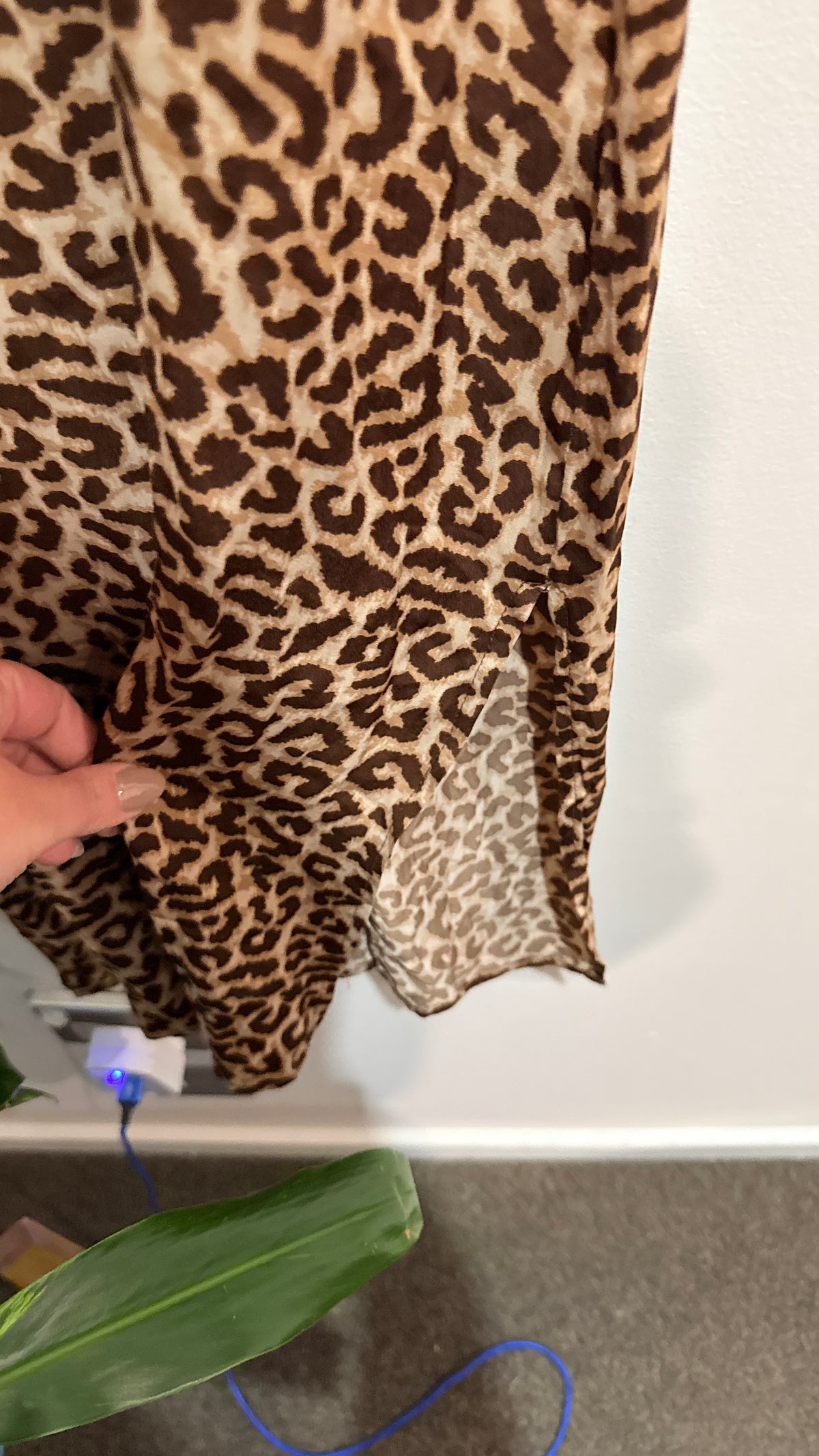 Cotton On Leopard Print Cami Slip Dress Size S