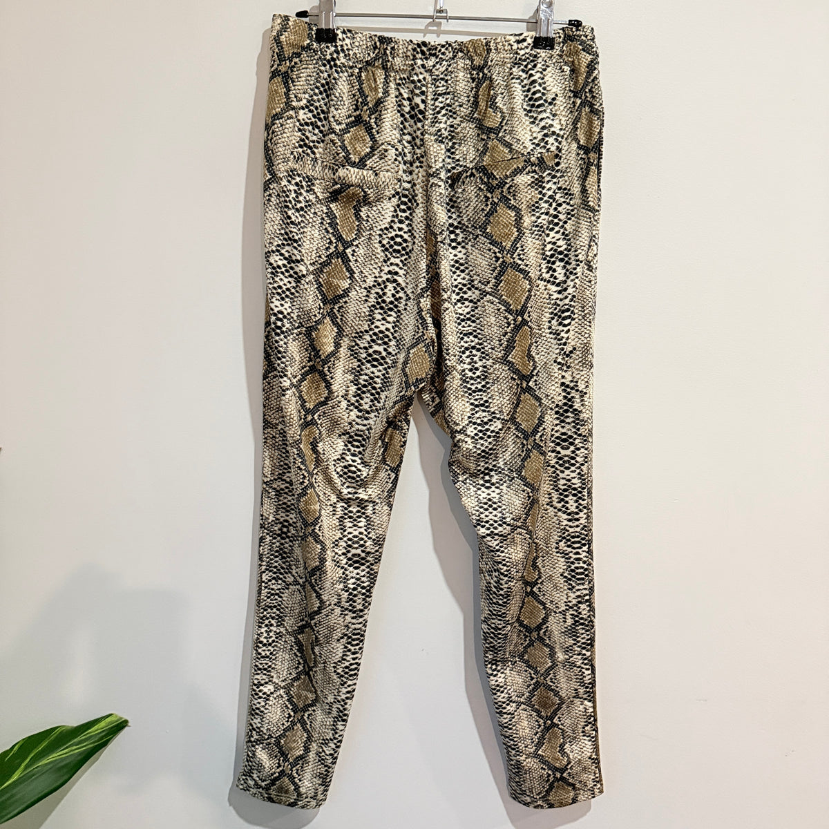Charlo Snake Print Drawstring Pants Size 10