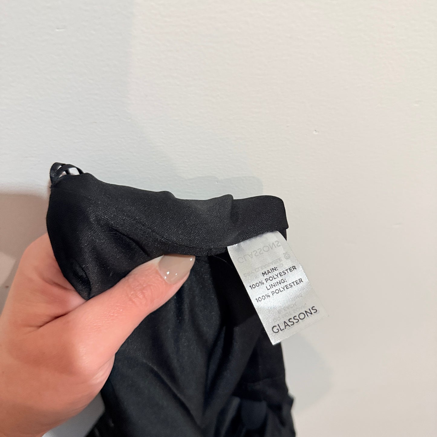 Glassons Black Strappy Playsuit Size 10
