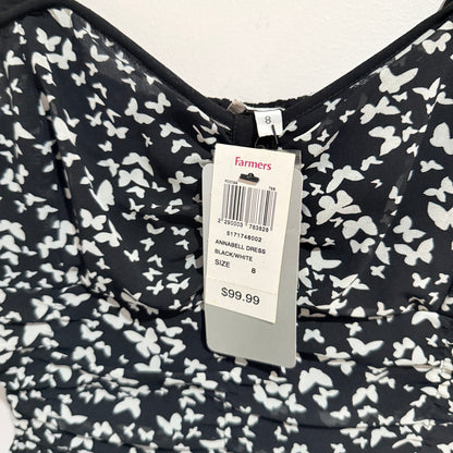 Principals Annabell Butterfly Print Dress Size 8