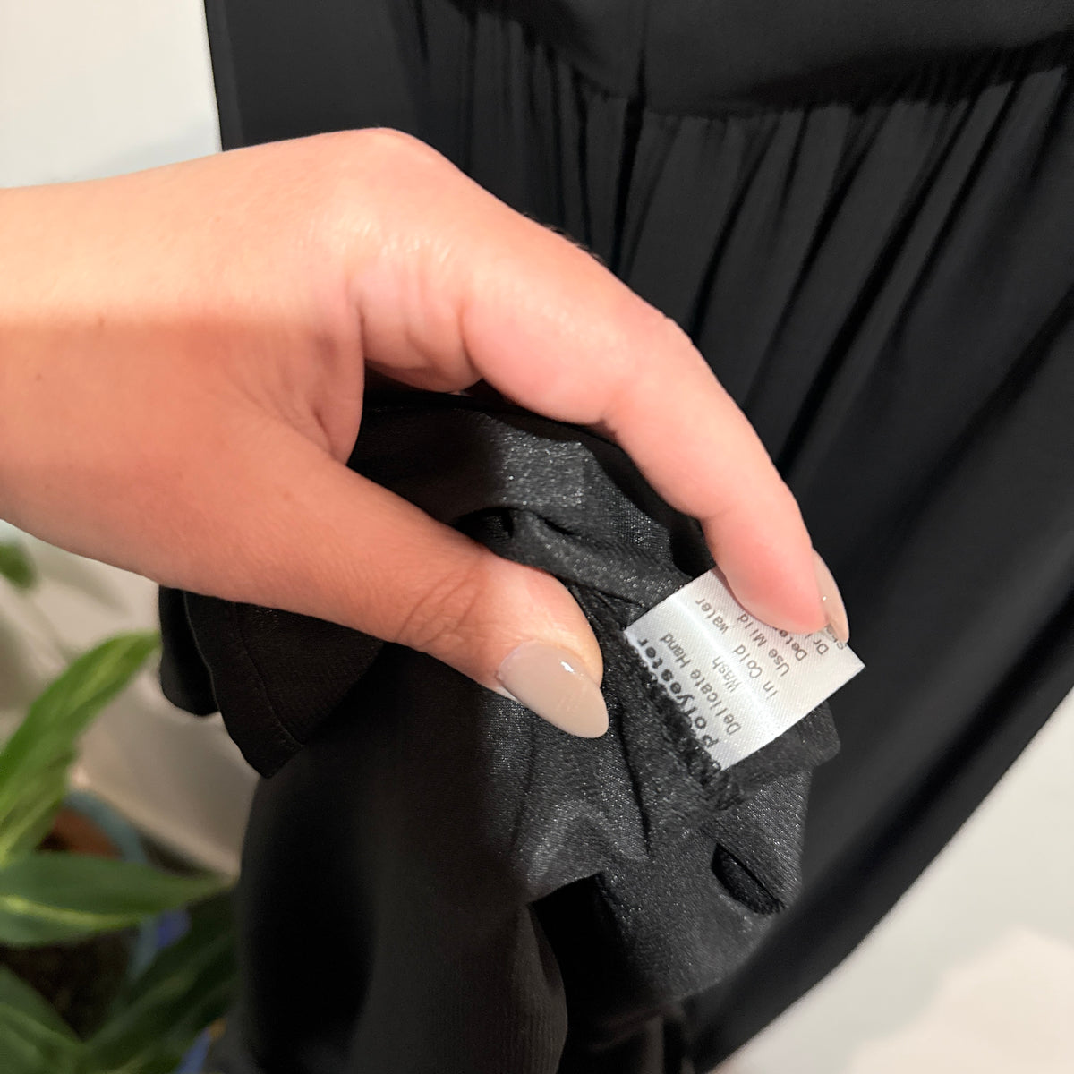City Chic Black Draped Maxi Dress Size XS