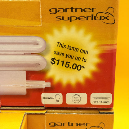 Gartner Superlux 24W 120W CFL Lamp Bulbs Set of 4