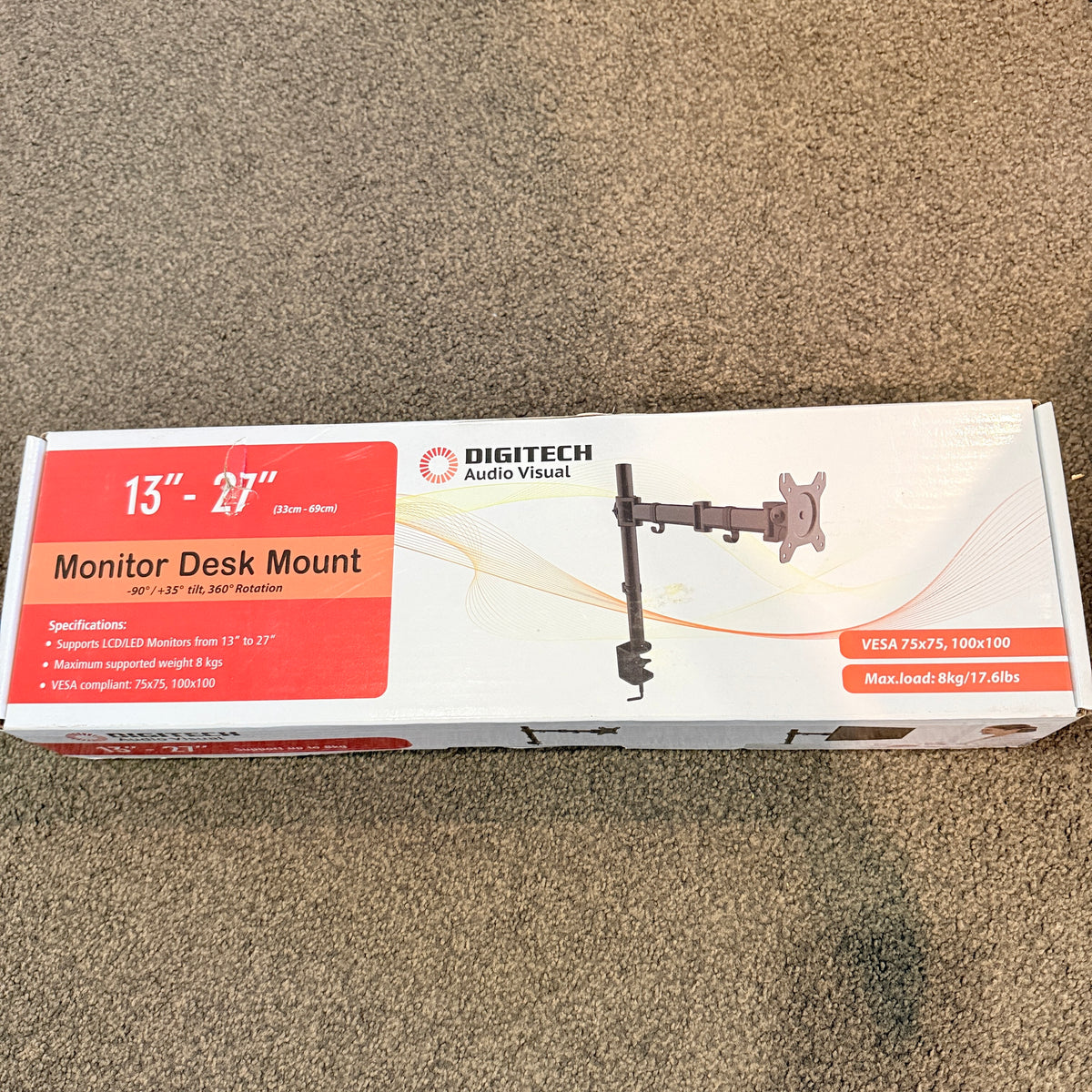 Digitech 13–27 Inch Monitor Desk Mount