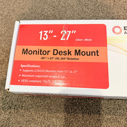Digitech 13–27 Inch Monitor Desk Mount