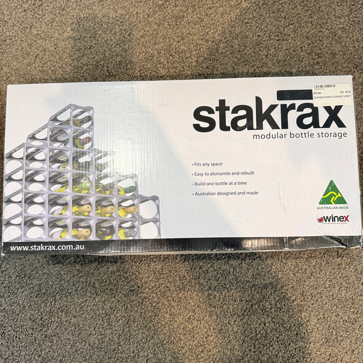 Stakrax Modular Bottle Storage System