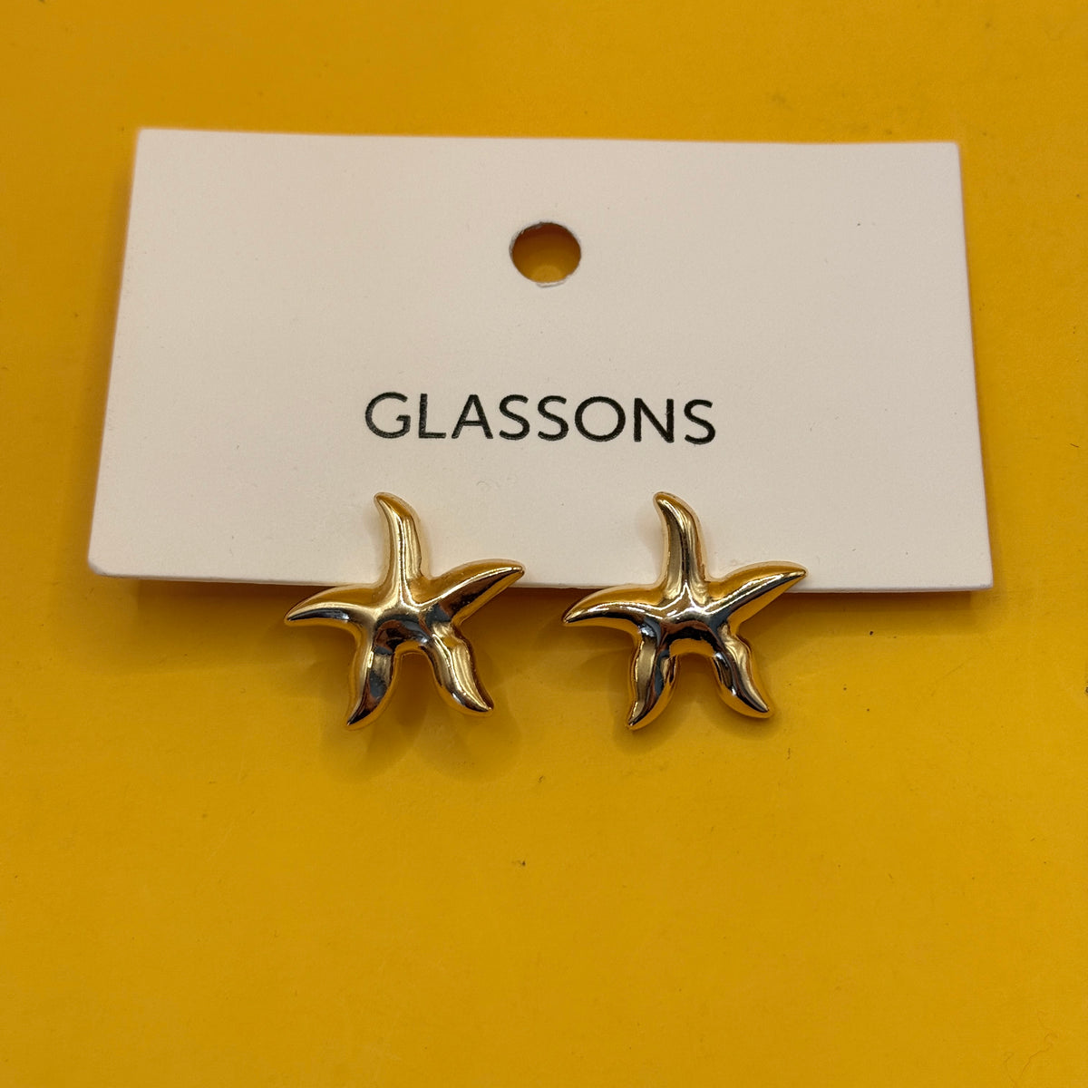 Glassons Gold Starfish Stud Earrings