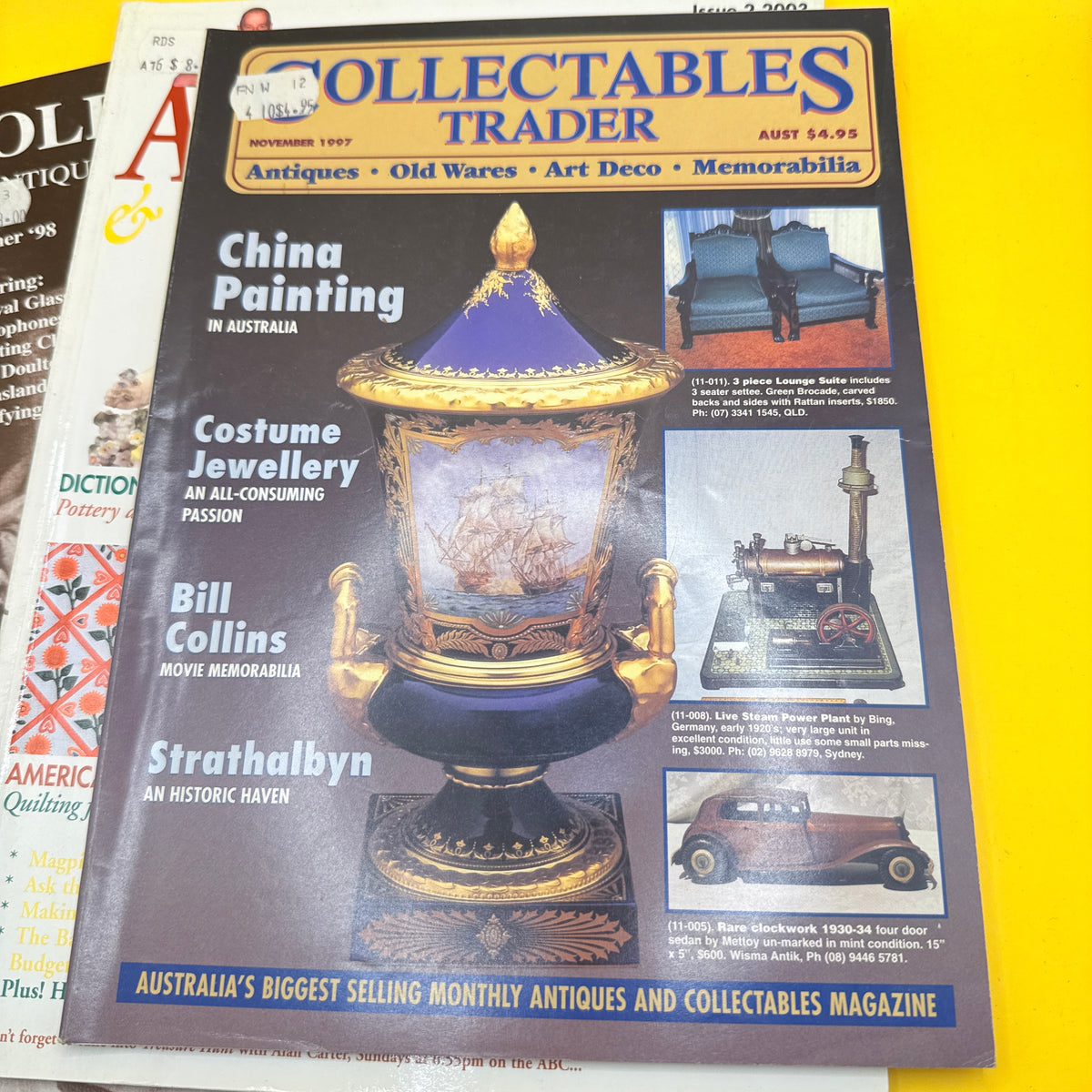 Vintage Antiques and Collectables Magazine Bundle by Various Publishers
