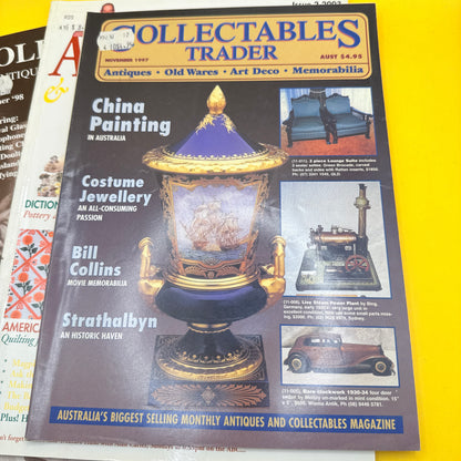 Vintage Antiques and Collectables Magazine Bundle by Various Publishers