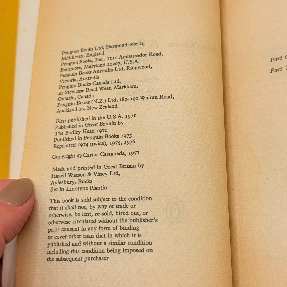 A Separate Reality by Carlos Castaneda