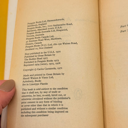 A Separate Reality by Carlos Castaneda