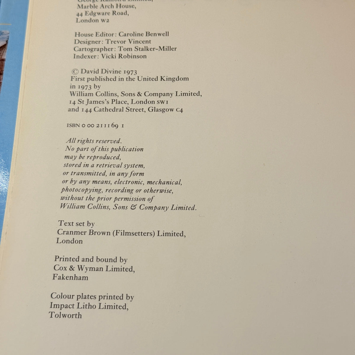 The Opening of the World by David Divine (1973)