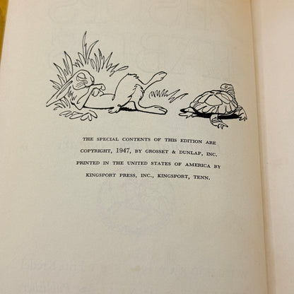 Aesop’s Fables by Aesop, illustrated by Fritz Kredel (1947)