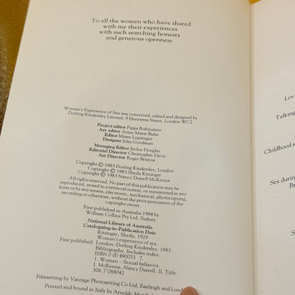 Woman’s Experience of Sex by Sheila (1983)