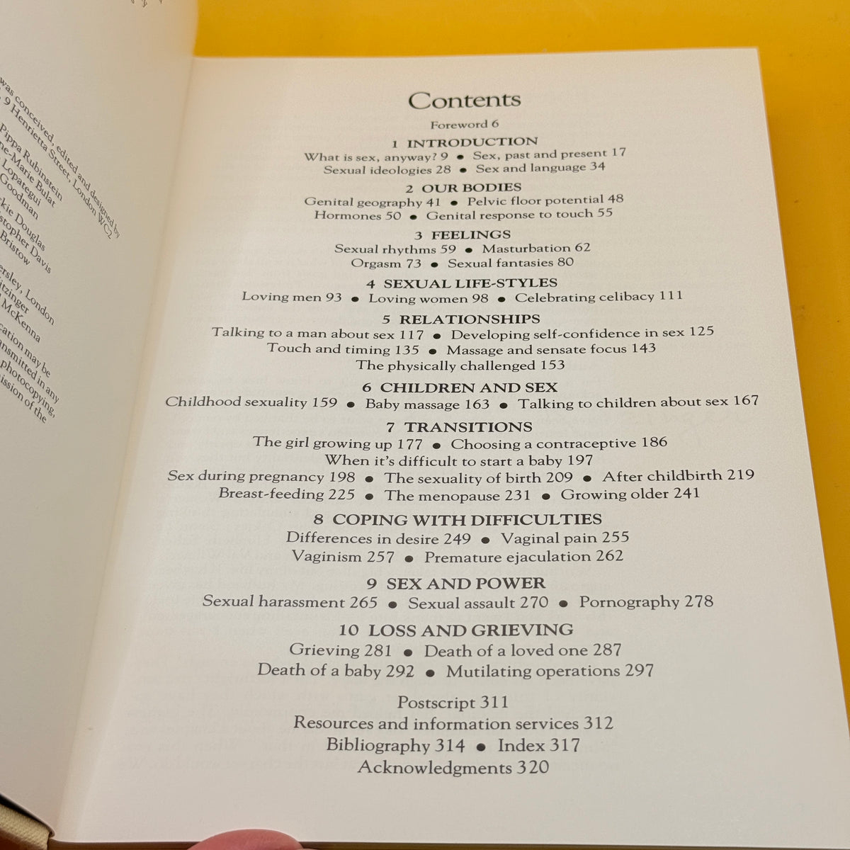 Woman’s Experience of Sex by Sheila (1983)