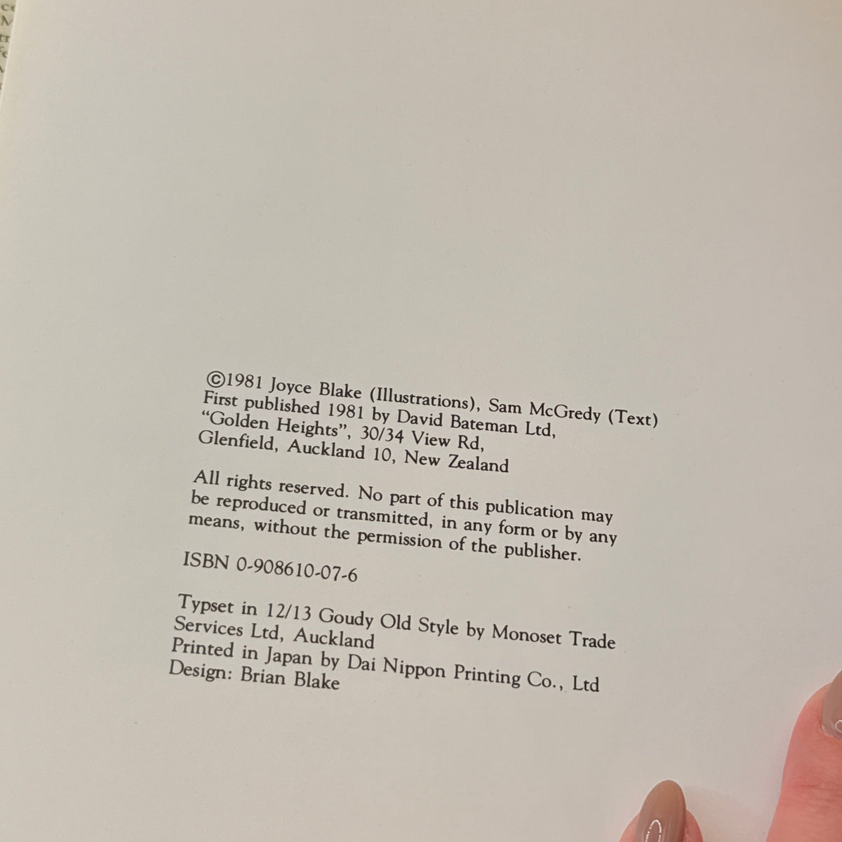 Look to the Rose by Sam McGredy and Joyce Blake (1981)