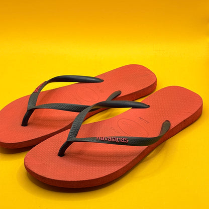 Havaianas Red Black Flip-Flops Size 39–40